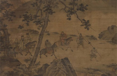 《孔明出山图》，明代画作，佚名